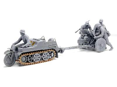 Sd.Kfz.2 Kettenkrad Late Production & 3.7cm PaK 36 w/crews - image 4