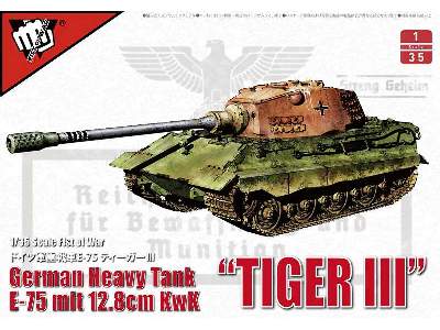 Fist Of War German Heavy Tank Tiger Iii E-75 Mit 12.8cm Kwk - image 1