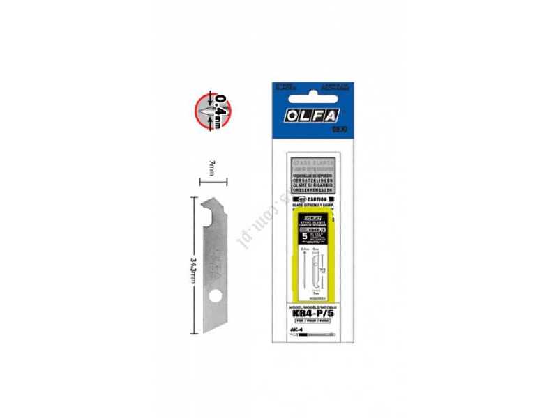 Ostrza Do Cięcia Cienkich Plexi Dla Skalpeli Olfa Ak-1 I Ak-4 - image 1