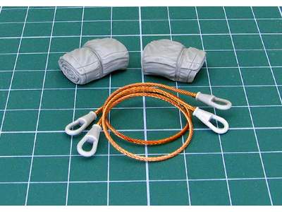 Towing Cables For Soviet Mbt T-55 (Set Designed For Miniart Kit. - image 1