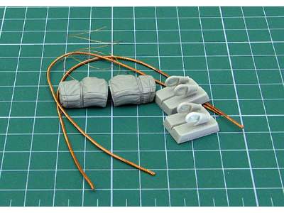 Towing Cables For Soviet Mbt T-55 (Set Designed For Miniart Kit. - image 3