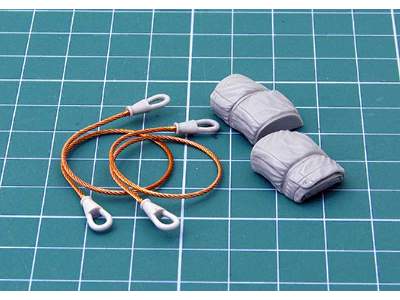 Towing Cables For Soviet Mbt T-55 (Set Designed For Miniart Kit. - image 4