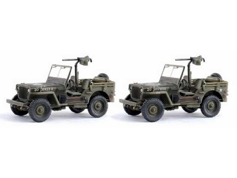 1/4 Ton 4x4 Truck w/.30 cal Machine Gun (Twin Pack) - image 1