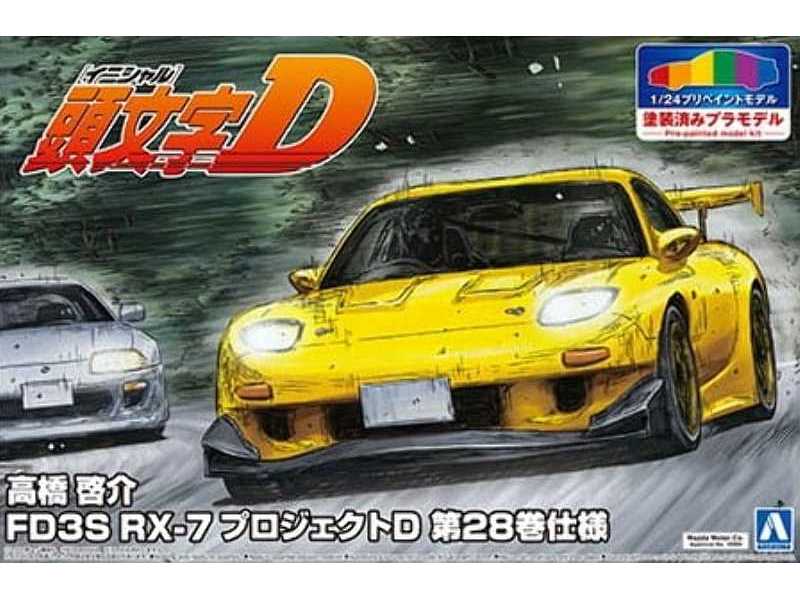 Initial D Fd3s Rx-7 Takahashi Keisuke Project D Vol.28 Ver. (Pre - image 1