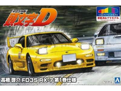 Initial D Keisuke Takahasi's Fd3s Rx-7 Vol.1 Ver. (Pre-painted M - image 1