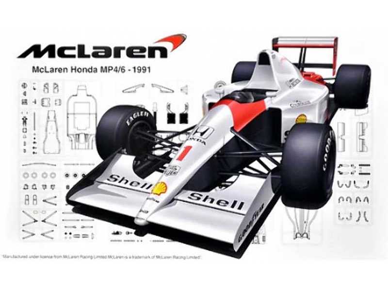 Mclaren Honda Mp4/6 Japanese Gp/San Marino Gp/Brazilian Gp - image 1