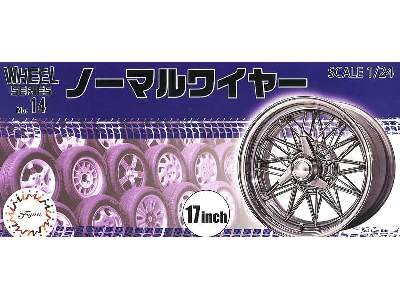 Wheel Series No.14 Normal Wire Silver Type 17-inch - image 1