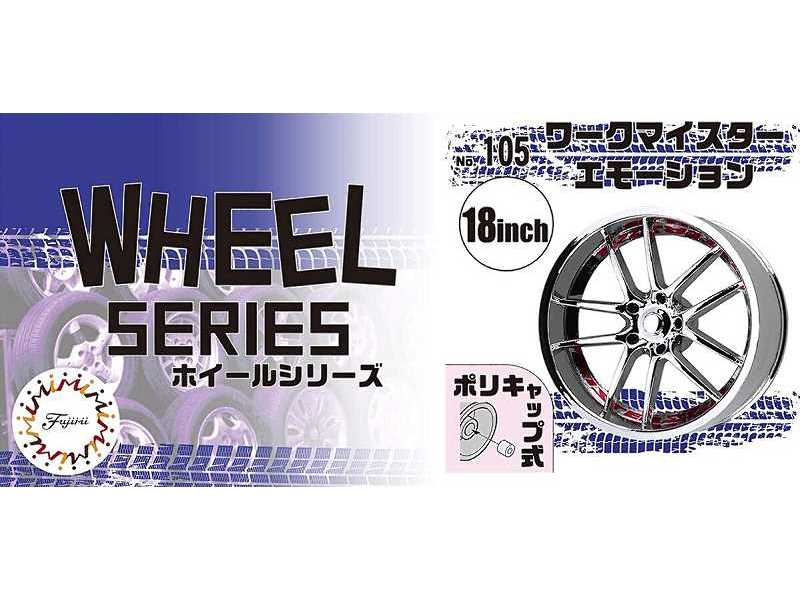 Wheel Series No.105 Work Meister Emotion 18-inch - image 1