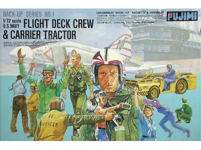 U.S.Navy Flight Deck Crew & Carrier Tractor - image 1