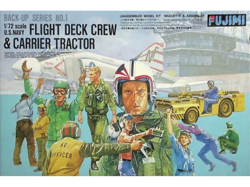 U.S.Navy Flight Deck Crew & Carrier Tractor - image 1
