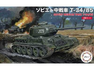 Soviet Medium Tank T-34/85 (Set Of 2) - image 1