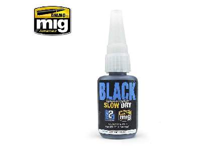 Black Slow Dry Cyanoacrylate - image 1