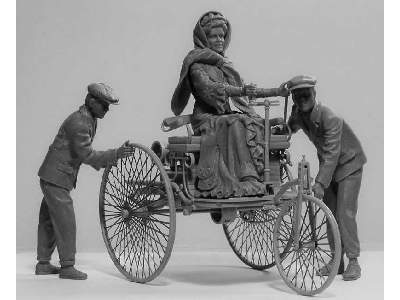 Benz Patent-Motorwagen 1886 with Mrs. Benz & Sons - image 2