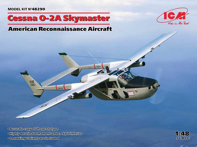Cessna O-2A Skymaster, American Reconnaissance Aircraft - image 1
