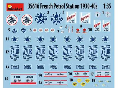 French Petrol Station 1930-40s - image 4