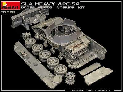 Sla Apc T-54 W/dozer Blade. Interior Kit - image 73