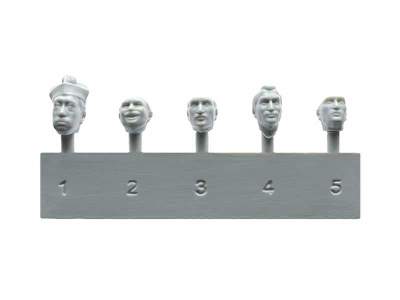French Civilians &#8217;30-&#8217;40s. Resin Heads - image 2
