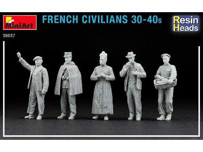 French Civilians &#8217;30-&#8217;40s. Resin Heads - image 6