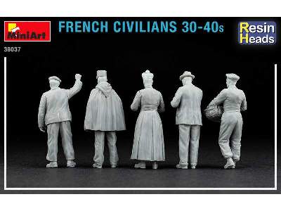 French Civilians &#8217;30-&#8217;40s. Resin Heads - image 7