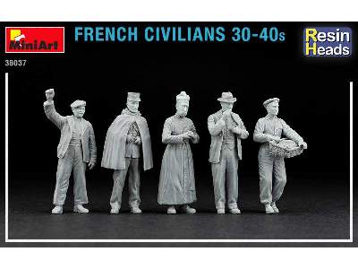 French Civilians &#8217;30-&#8217;40s. Resin Heads - image 8