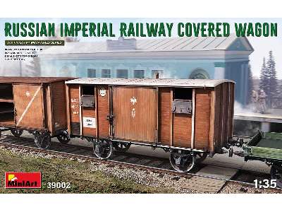 Russian Imperial Railway Covered Wagon - image 1