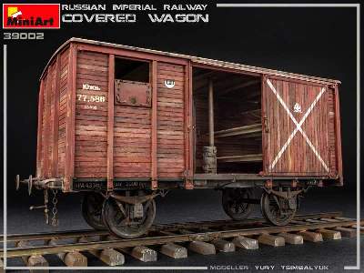 Russian Imperial Railway Covered Wagon - image 19