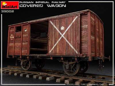 Russian Imperial Railway Covered Wagon - image 20