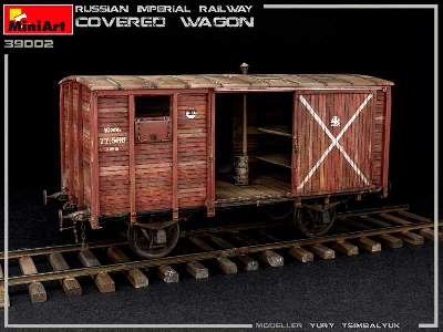 Russian Imperial Railway Covered Wagon - image 24