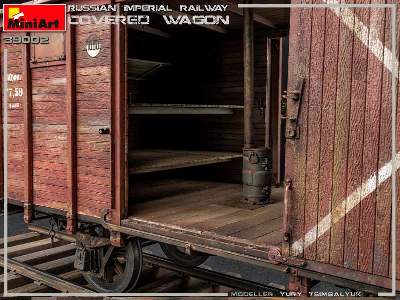 Russian Imperial Railway Covered Wagon - image 34