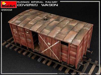Russian Imperial Railway Covered Wagon - image 36
