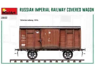 Russian Imperial Railway Covered Wagon - image 41