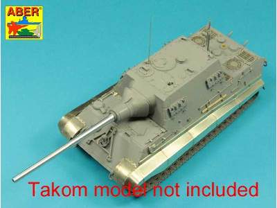 128mm PaK 44 L/55 gun barrel for Sd.Kfz.186 Jagdtiger - Takom - image 3