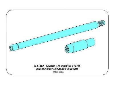 128mm PaK 44 L/55 gun barrel for Sd.Kfz.186 Jagdtiger - Takom - image 8