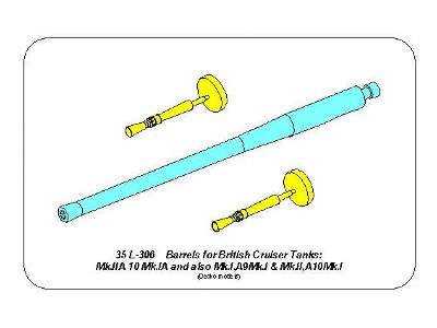 Barrels for British cruiser Tanks Mk.IIA, A10 Mk.IA  - image 5