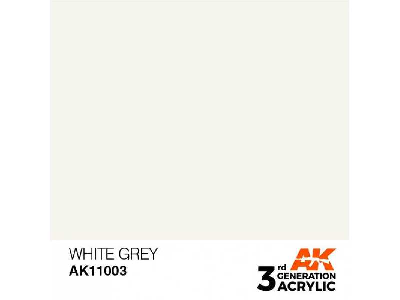 AK 11003 White Grey - image 1