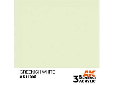 AK 11005 Greenish White - image 1