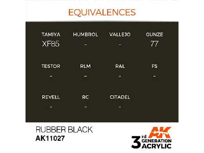 AK 11027 Rubber Black - image 2