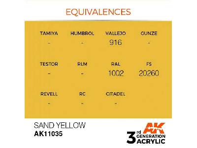 AK 11035 Sand Yellow - image 2