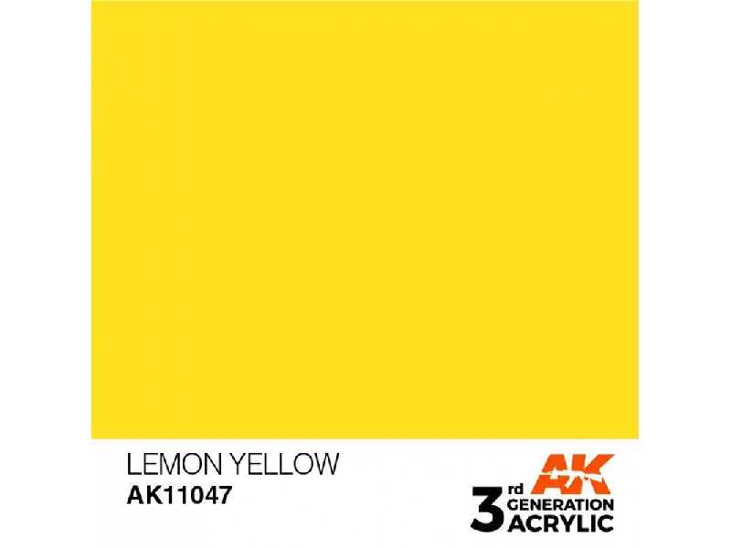 AK 11047 Lemon Yellow - image 1