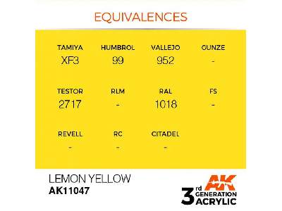 AK 11047 Lemon Yellow - image 2