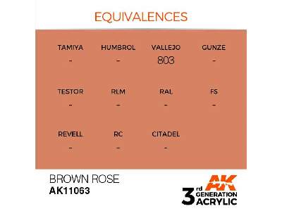 AK 11063 Brown Rose - image 2