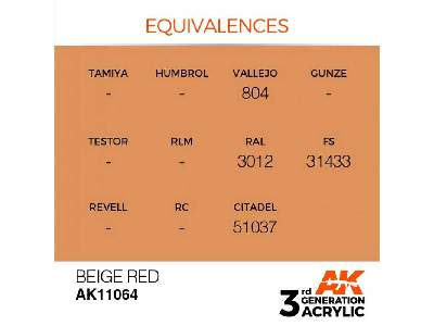 AK 11064 Beige Red - image 2