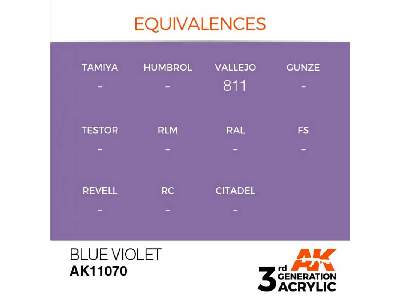 AK 11070 Blue Violet - image 2