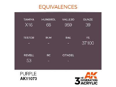 AK 11073 Purple - image 2