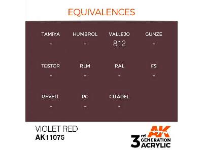 AK 11075 Violet Red - image 2