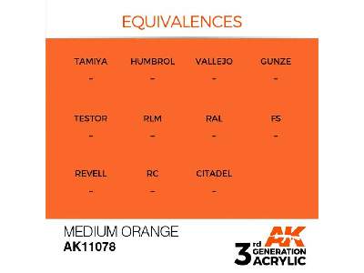 AK 11078 Medium Orange - image 2