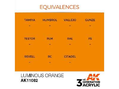 AK 11082 Luminous Orange - image 2