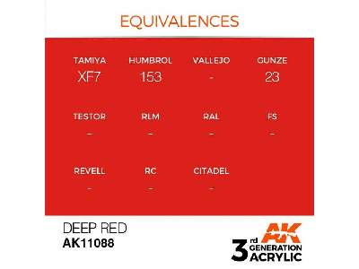 AK 11088 Deep Red - image 2