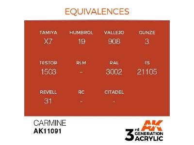 AK 11091 Carmine - image 2