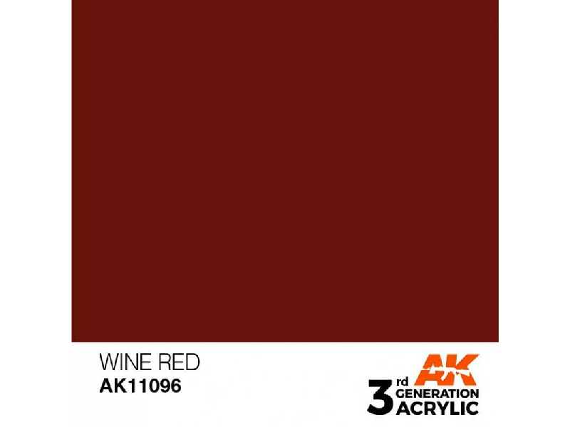 AK 11096 Wine Red - image 1